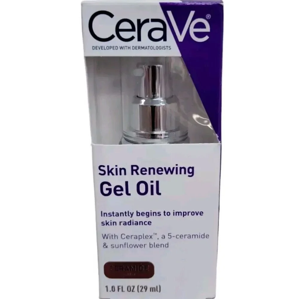 Cerave Skin Renewing Gel‎ Oil Ceramide Boost Sunflower Blend 1 Fl Oz NEW